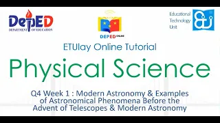 Modern Astronomy and Examples of Astronomical Phenomena Before..... || Physical Science || SHS Q4 W1