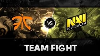 Long team fight by Na'Vi vs Fnatic @ HyperX D2L Western Challenge