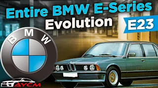 BMW E23 - Entire BMW E-Series Evolution | BMW 7 Series