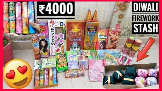 Diwali Firework Stash 2020 Worth ₹4000 - Part -1 (Leftovers) • Diwali with MTM S01E01