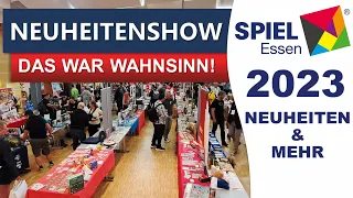 SPIEL 23 Brettspiel Neuheiten Show Brettspiel Messe in Essen SPIEL 2023 Neuheitenshow Spiel23