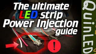 Calculate LED Strip Voltage Drop With 💡QuinLED💡: You'll Be Surprised How Many Wires You Need!