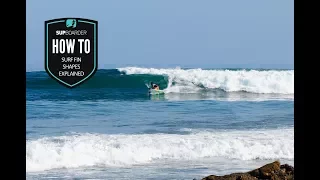 SUP surf fins explained / How to videos