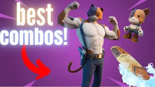 BEST COMBOS FOR THE MEOWSCLES SKIN (SPRING 2022 UPDATED!) -fortnite battle royale