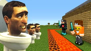 SKIBIDI TOILET vs TAJNA BAZA w Minecraft!