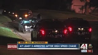 Stolen vehicle leads to police chase; three people in custody