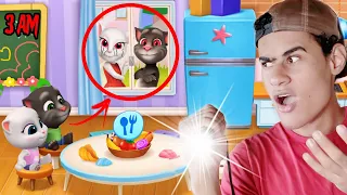 JOGUEI MY TALKING TOM FRIENDS AS 3AM E A ANGELA APARECEU!!