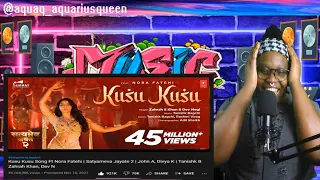 Kusu Kusu Song Ft Nora Fatehi  (MUSIC VIDEO REACTION)Satyameva Jayate 2,John A, Divya K,Tanishk B Za