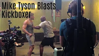 Mike Tyson Machine Gun Punches Kickboxer!