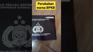 BPKB perubahan warna yang baru#shorts #bpkbwarnahitam