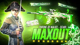 😱MAX OUT Throne Of Malice SCARL PUBG Mobile Kr CRATE OPENING