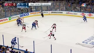 2018 Stanley Cup. R1, G5. Devils vs Lightning. Apr 21, 2018