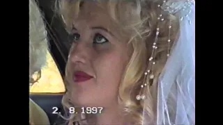 Свадьба Татьяны и Сергея Глушан 1997 год часть 2