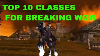 Top 10 Ranked Classes For Exploits And Creative Game Mechanics, Best Class Abilities Legion 7.25