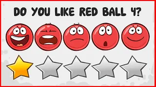 Red Ball 4 grinning face emotions glitch because it's a 1 of 5 STAR RATING!