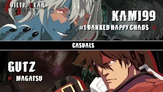 Magatsu - Sol vs Kami99 (TOP Ranked Happy Chaos)【Guilty Gear Strive】