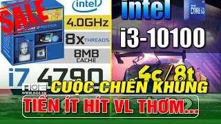 I3 10100 vs I7 4790   So Sánh Hiệu Năng RENDER Và Chiến GAME!! Ai Sẽ Dành Phần Thắng