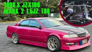 NEW STOCK – 1998.3 JZX100 Mark 2, 1.5JZ, T88, Nagao Trans from Powervehicles Ebisu!