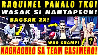 BREAKING NEWS: PINOY JAY-R RAQUINEL PANALO 2ND RD TKO WINASAK SI NANTAPECH! PAALAM WON 2X! CASIMERO?