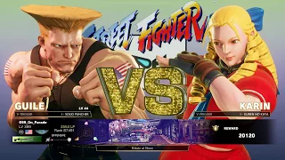 Street Fighter 5 AE - SF Alpha Arcade mode with Guile on Hard difficulty