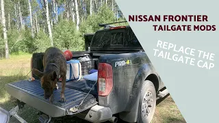 How to change the stock tailgate cap on a Nissan Frontier
