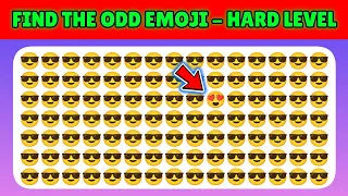 🔍 Find The ODD EMOJI Out - HARD EDITION / Emoji Quiz