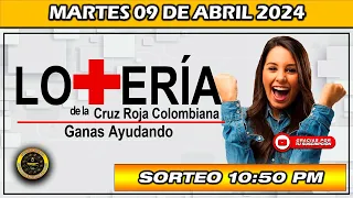 Resultado de LA LOTERIA DE LA CRUZ ROJA COLOMBIANA del MARTES 09 de Abril 2024