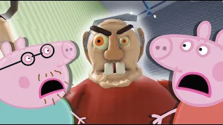 Peppa Pig ESCAPE Evil Grandpa in Roblox