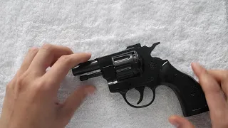 Revolver de fogueo, Bruni olympic 6, calibre 22. comentado