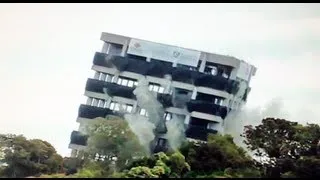 Warren Hall Implosion @ California State East Bay Campus