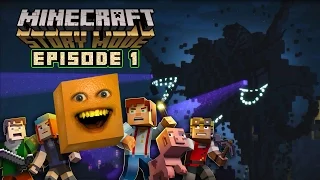 Annoying Orange - MINECRAFT STORY MODE: Episode 1 Complete!