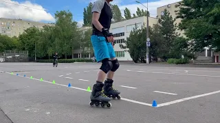 46 дней (55 часов) на роликах. Мой результат и опыт катания с нуля. Rollerblade experience.