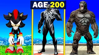 Surviving 200 Years As SUPERHERO In GTA 5!! (PART-2)