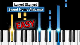 Lynyrd Skynyrd - Sweet Home Alabama - EASY Piano Tutorial