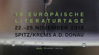 10. Europäische Literaturtage 2018 - Teaser