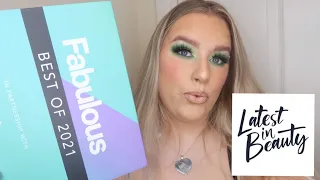 LATEST IN BEAUTY FABULOUS BEST OF 2021 BEAUTY BOX UNBOXING - WORTH OVER £120 | AMBER HOWE