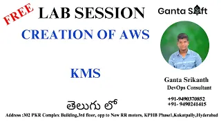 Creation Of AWS KMS  |GantaSoft | Best Devops Training in  KPHB HYD | Ganta Srikanth