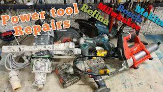 Repairing a selection of Power Tools, this time it's the makitas that aren't worth fixing.