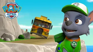 Pieski ratują rozpędzony autobus wycieczkowy i nie tylko! - Psi Patrol PAW Patrol po polsku