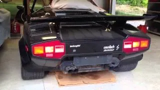 1985 Lamborghini countach 5000s start up