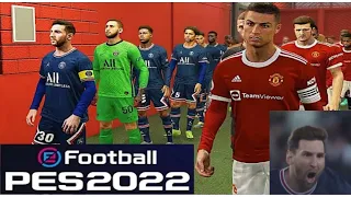 PSG vs MANCHESTER UNITED | Champions League 21/22 eFootball PES 2022