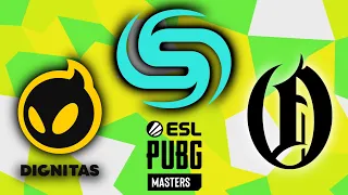 SONIQS - DIGNITAS - OATH GAMING - ESL PUBG MASTERS - A vs C - Match 1