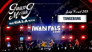 Kemeriahan konser IWAN FALS x GAUNG MERAH (tangerang 7 Oktober 2023) lap Yonif 203