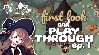 THE COZIEST GAME THIS YEAR! 🪄🍄 | Little Witch in the Woods: First Look & Chill Playthrough ep. 1