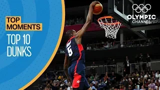 Top 10 Olympic Dunks | Top Moments