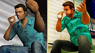 GTA The Trilogy Remastered Vs Original Graphics Comparison (GTA Vice City, GTA San Andreas, GTA 3)