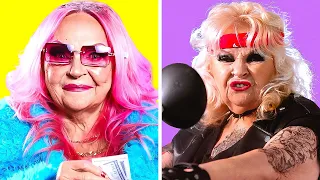 FUNNY and HEARTWARMING Grandma Transformations 👵🏼❤️‍🔥 by Beauty Studio