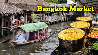 THAI FLOATING MARKET TOUR ft Street Food