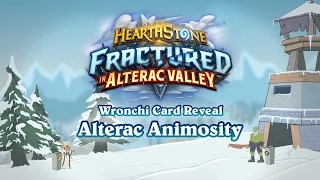 Wronchi Card Reveal | Alterac Animosity