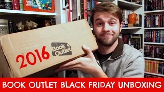 BOOK OUTLET BLACK FRIDAY UNBOXING | 2016